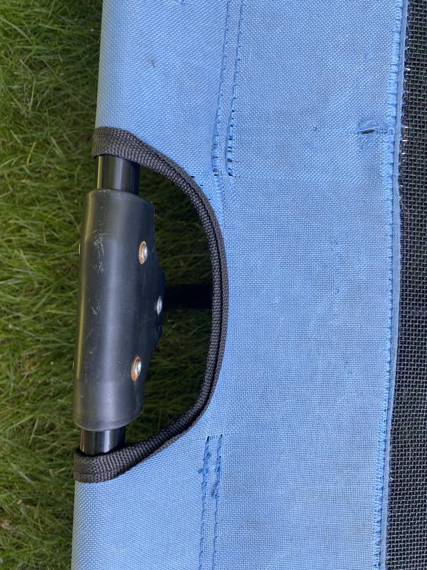 COLEMAN Folding Dog Cot, Blue, Large