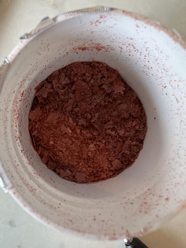 Crumbs, not flakes