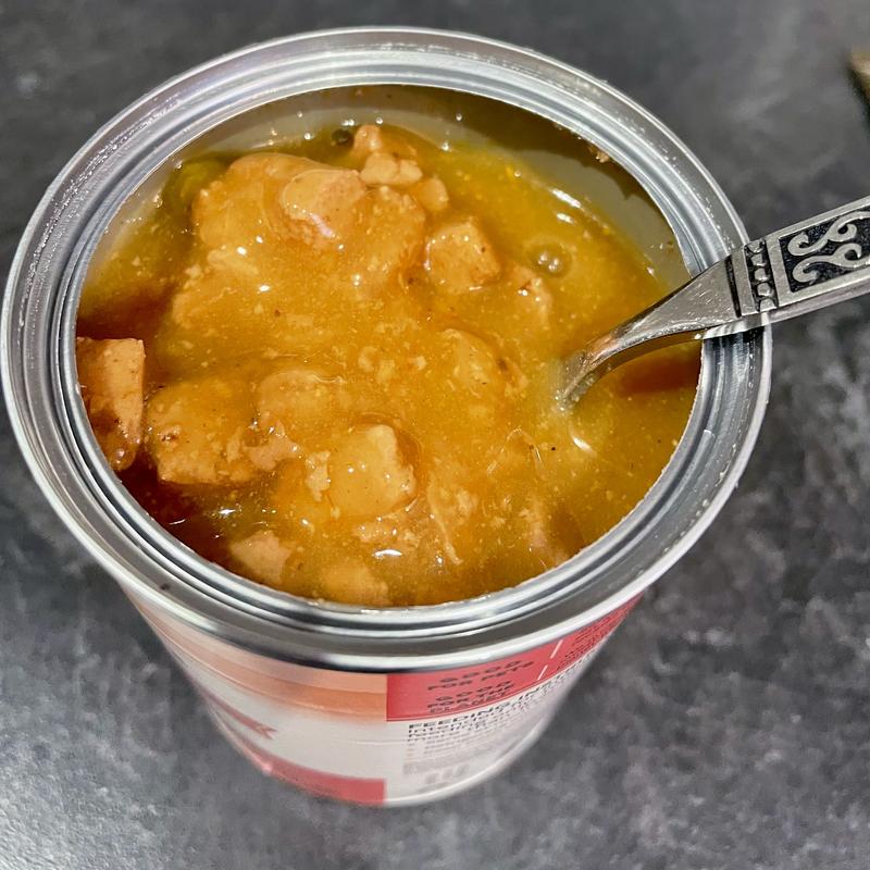 Open can of food