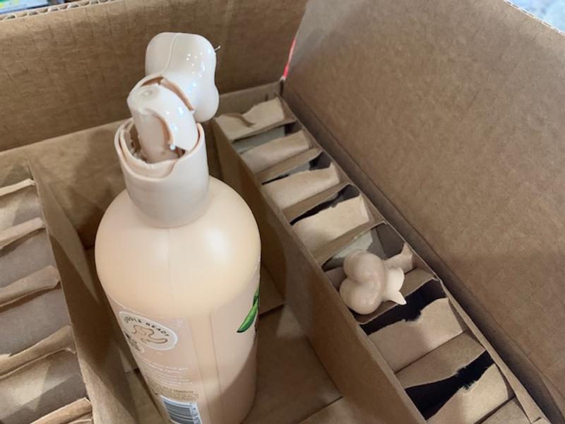 dangerously sharp edges on the broken cap