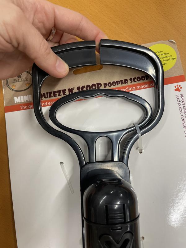 Flimsy handle flexes when you pull it, arrived broken