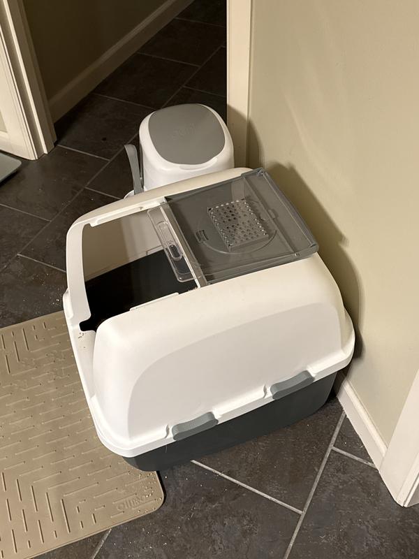 Flap open for easy access