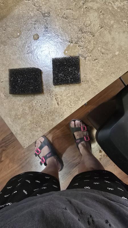 The new one is on the right and is too small