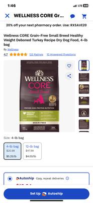 Small kibbles for Toy beeeds