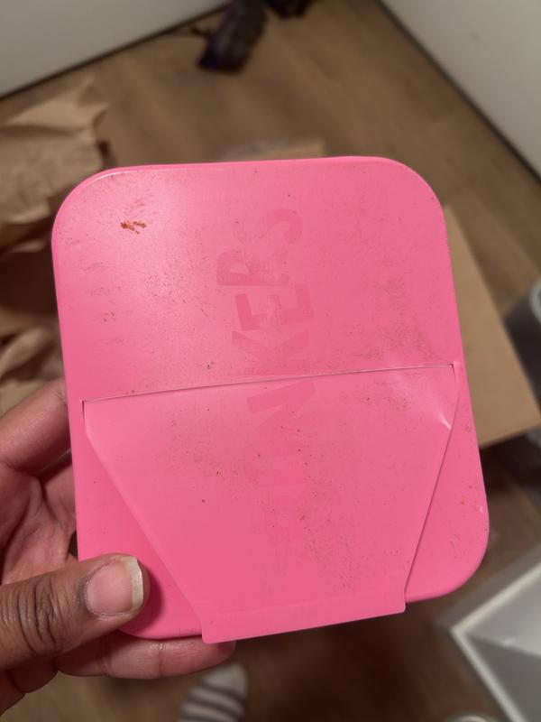 Dirty lid like it’s been on the shelf for a very long time