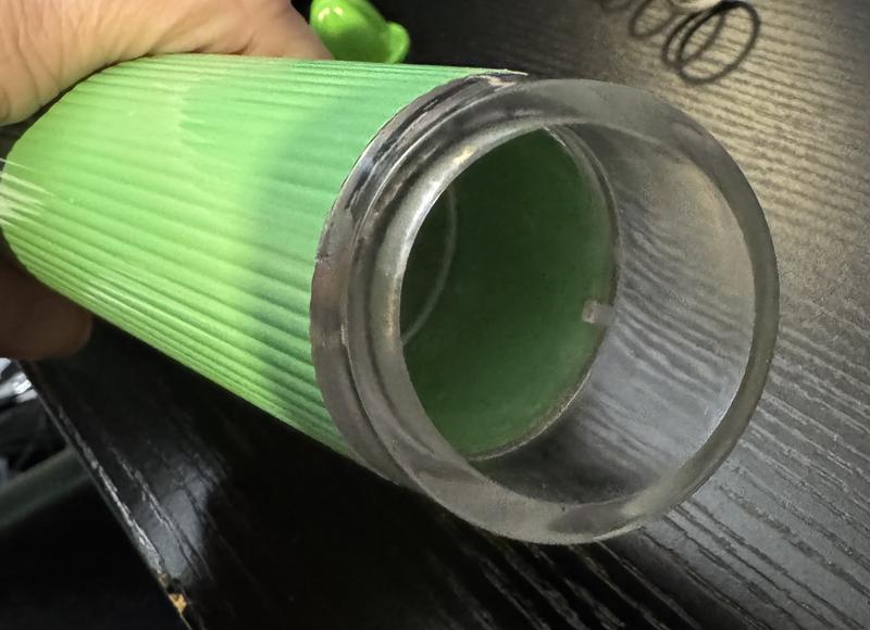 Missing end cap and spring