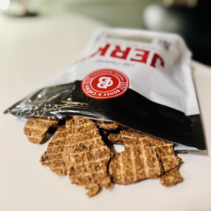 BONES & CHEWS All Natural GrainFree Jerky Made with Real Beef Dog