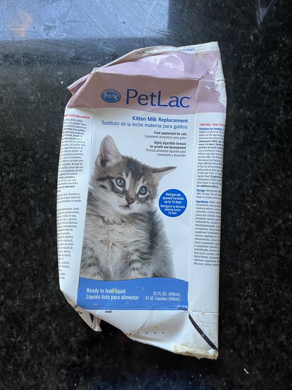 PETAG PetLac Kitten Milk Replacement Liquid for Kittens reviews Chewy