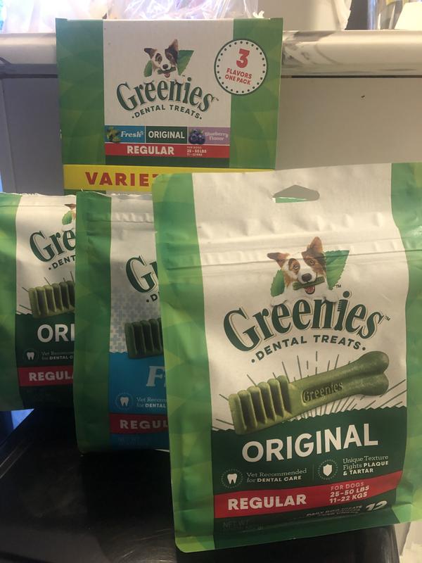 Greenies variety shop pack regular