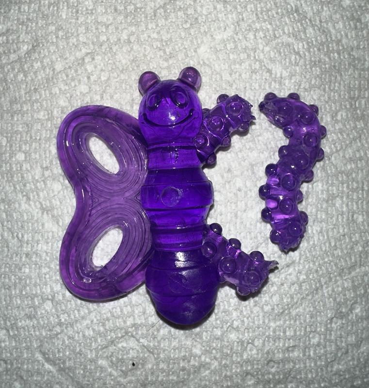 JW PET Play Place Butterfly Puppy Teether, Color Varies - Chewy.com