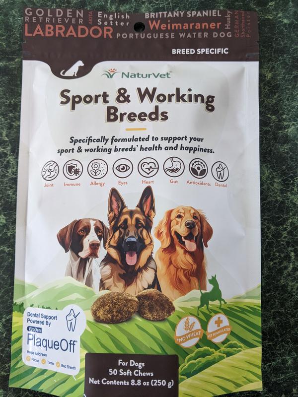 NaturVet Sport & Working Breeds soft chew