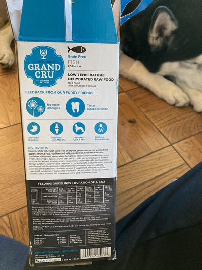 Product Reviews for CANISOURCE Grand Cru Fish Grain-Free