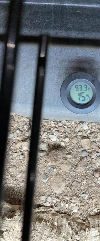 Temperature of enclosure using ceramic heater