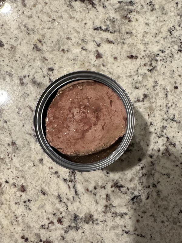 Smells nice like canned tuna or salmon.