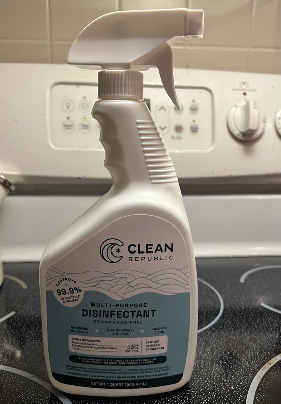 CLEAN REPUBLIC Multi-Purpose Disinfectant Spray, 1-gal jug, 1 count ...