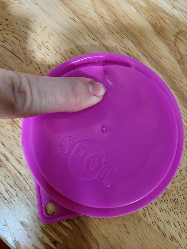 EveryYay Over The Top Mauve Food Can Lids for Pets