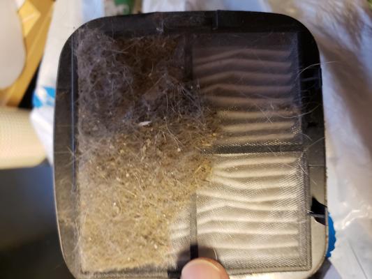 The filter after one use.
