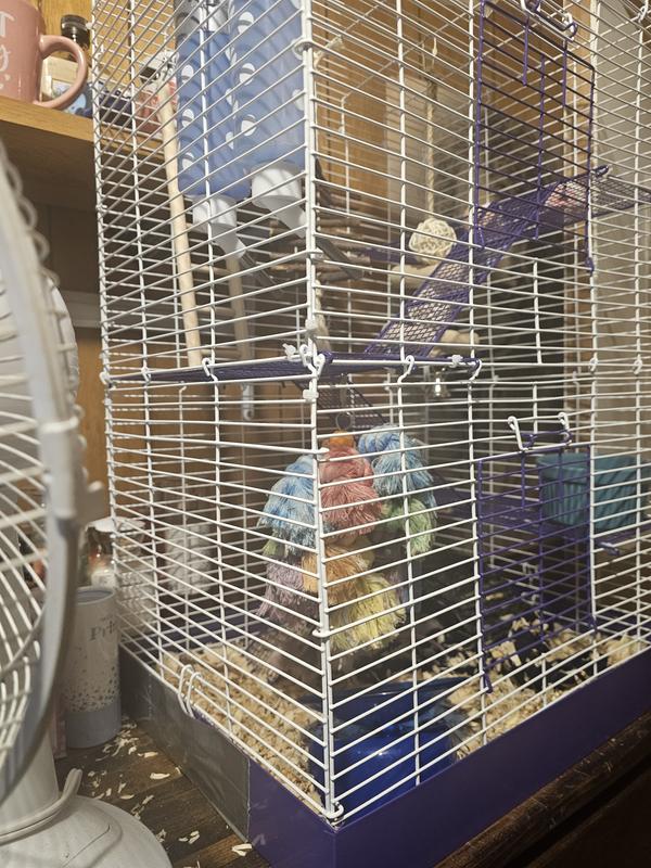 WARE Chew Proof 4 Story Small Animal Cage Purple Chewy