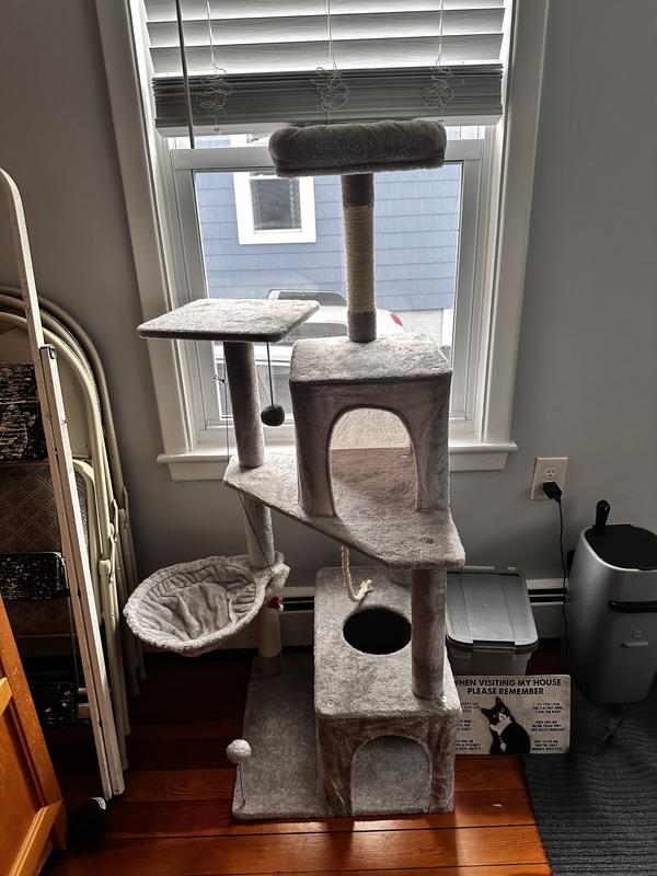 Not bad looking when it is put together, but the sides on the bottom and middle units are made out of this web-like material. This won't last long.