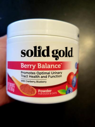 Solid Gold Berry Balance Urinary Health Smoked Bacon Flavor Dog Chews, 7.4  oz., Count of 120