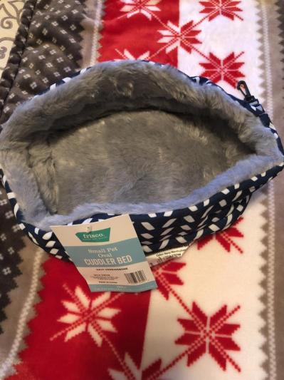 Frisco Geometric Plush Small Pet Round Cuddler