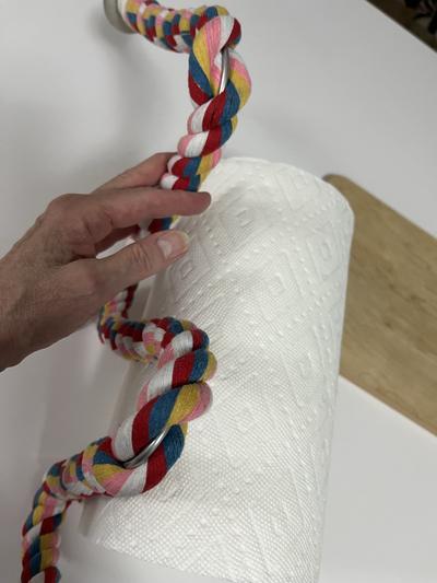 2 of 4 perch bends exposing metal.