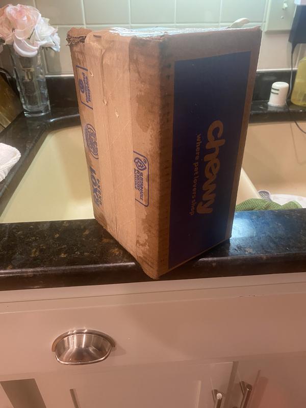 Soaking wet delivery from FedEx placing it on steps 2-3 short steps to closed porch