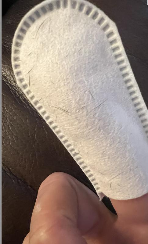 Cleaned loose hair from around my dog's eye that I did not know was there.