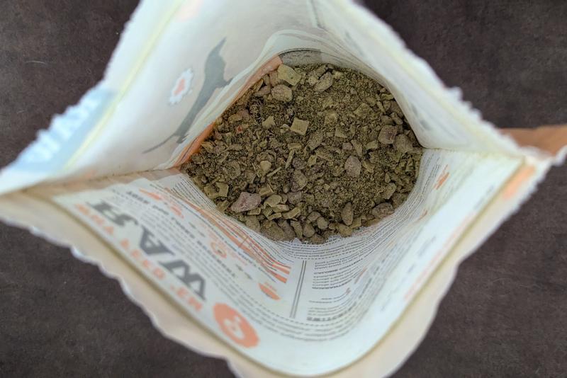 Bag just opened, lots of air in the bag