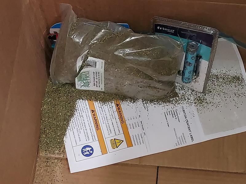 Don't order with kitty litter