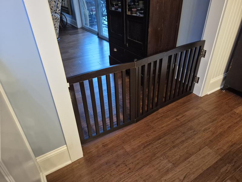 Custom fit to the opening.