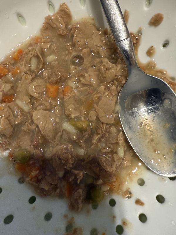 Straining food