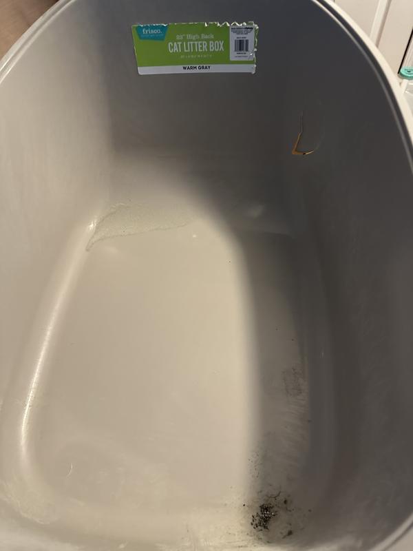 FRISCO High Back Cat Litter Box, Navy, Extra Large 23in