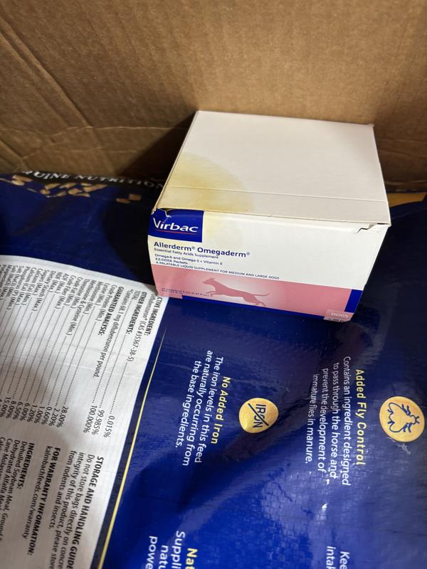 Put in box with 50 pound bag of feed