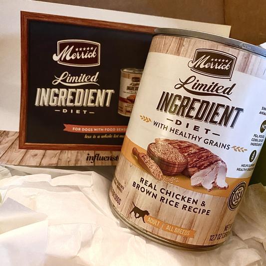 Merrick limited ingredient dog food chicken sales