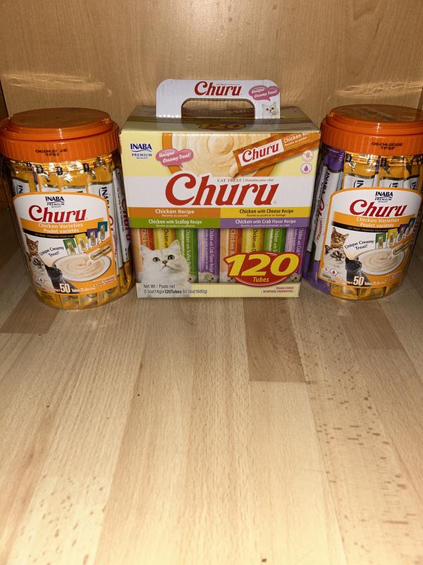 INABA Churu Grain-Free Chicken Variety Lickable Cat Treat