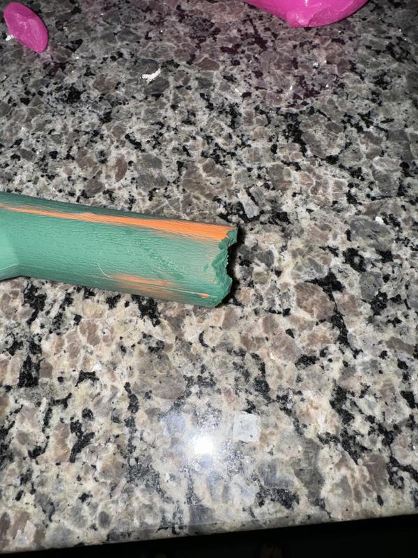 Already chewed off the end