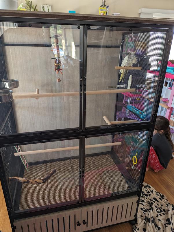 FRISCO Modern Aviary Pet Bird Habitat