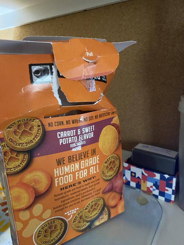 box and cellophane open