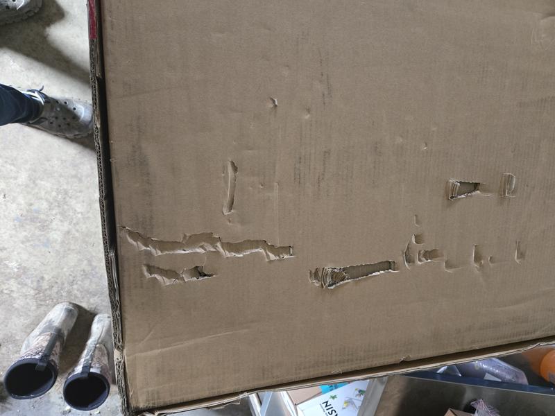 Box hutch was delivered in