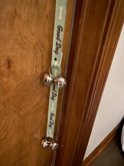 Large jingle bells can easily be heard even if I am upstairs