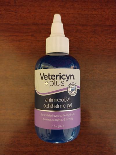 VETERICYN Plus Antimicrobial Ophthalmic Pet Gel, 3-oz bottle 