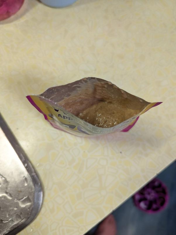 Open pouch to show consistency