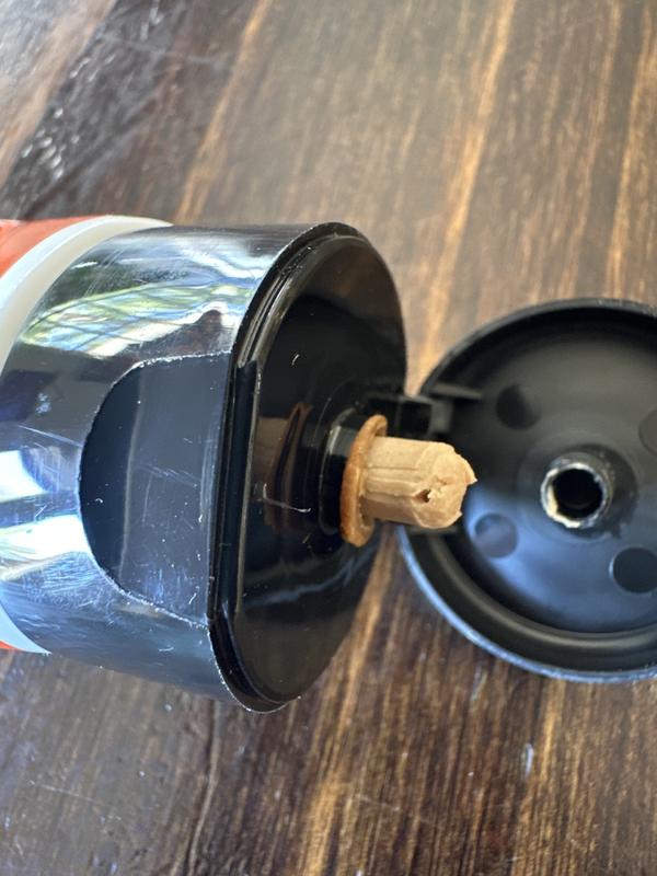 Thick and somewhat dry in consistency