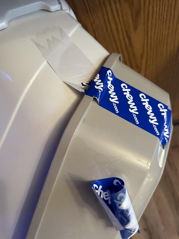 FRISCO Flip Top Hooded Corner Cat Litter Box, Large, 21in