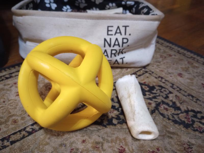 This toy is large and solid! :)