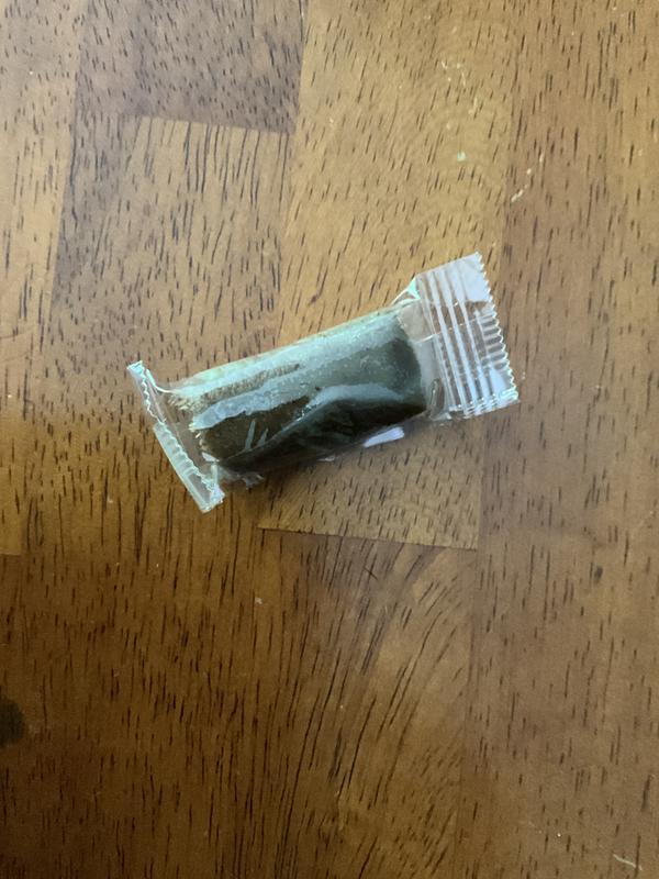 Plastic packaging on individual pill buddy.