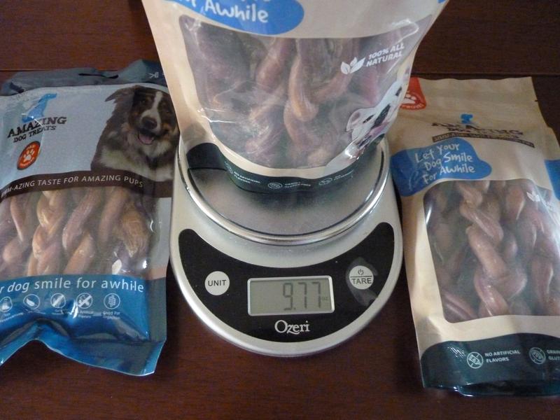 Average weight is just under 10oz, so almost 2oz each (old packaging on left)