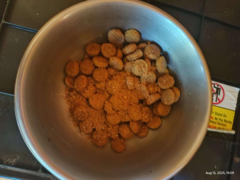 Topper on dry kibble