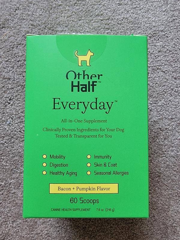 Other Half Everyday Multivitamin Bacon & Pumpkin Flavored Powder Supplement for Dogs